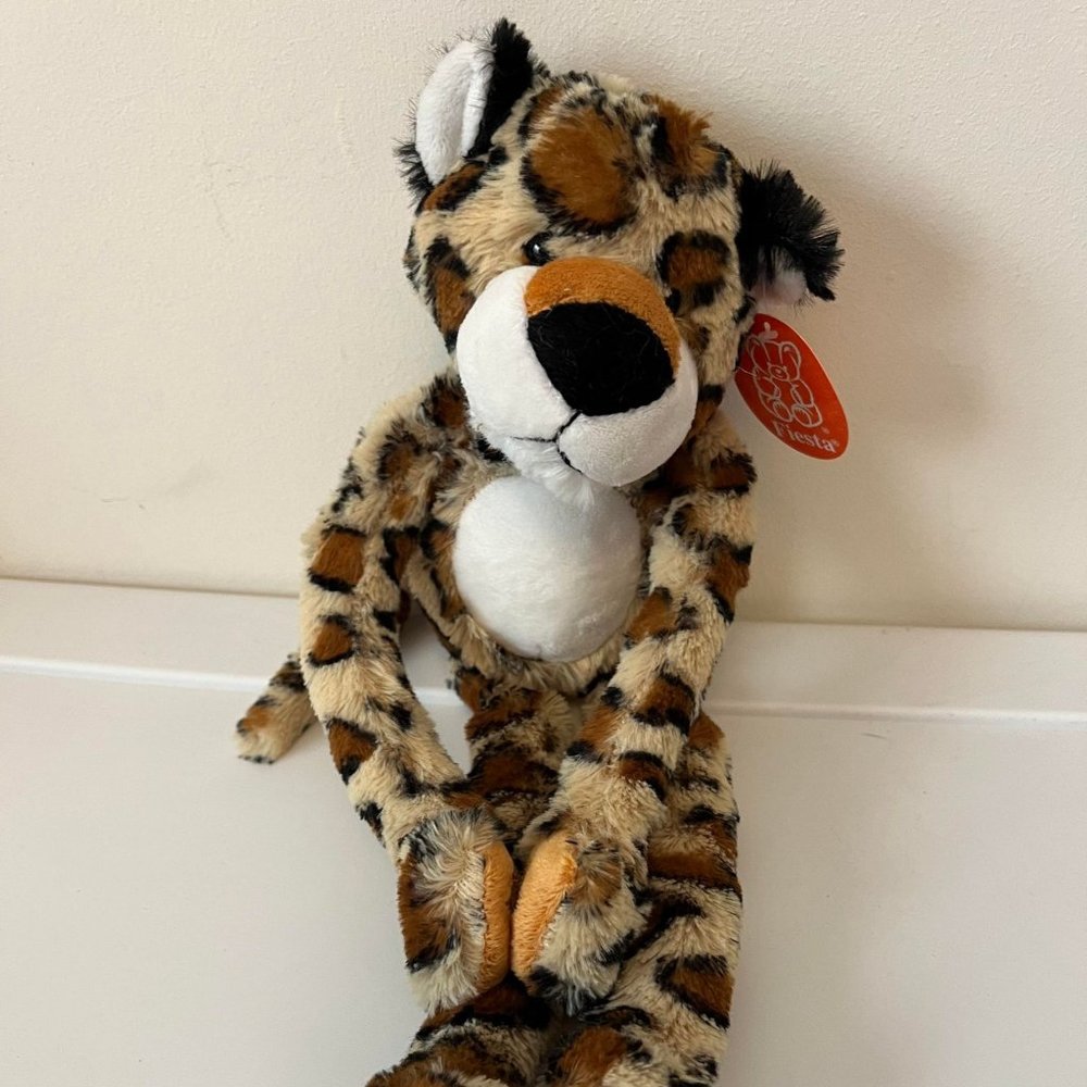 Plush Hanging Monkey - Leopard - NWT